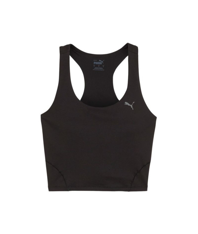 Camiseta por Running Puma Studio Foundation 2 Preto Mulher