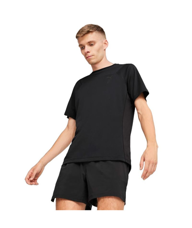 Camiseta de Running Puma Seasons Hombre Negro