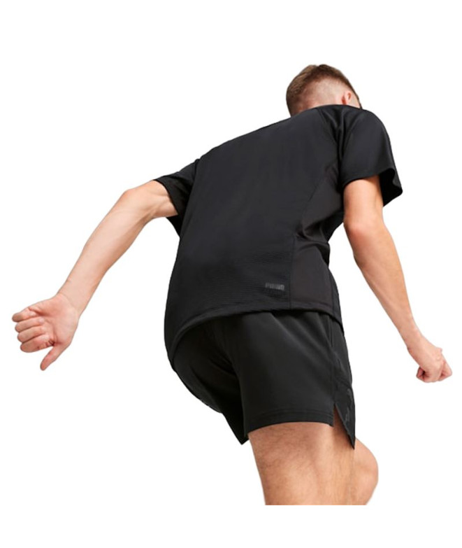 Camiseta de Running Puma Seasons Hombre Negro