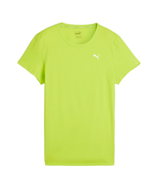 Camiseta by Running Puma Run Favorites Velocity Mulher Yellow
