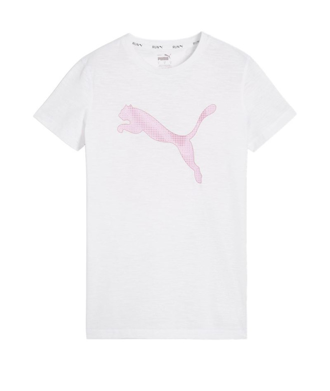 Camiseta de Fitness Puma Women's Graphic Mujer Blanco