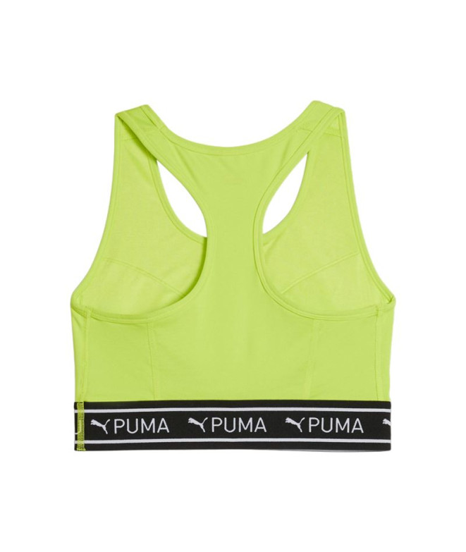 Brassiere de sport par Fitness Puma 4Keeps Elastic Femme Jaune