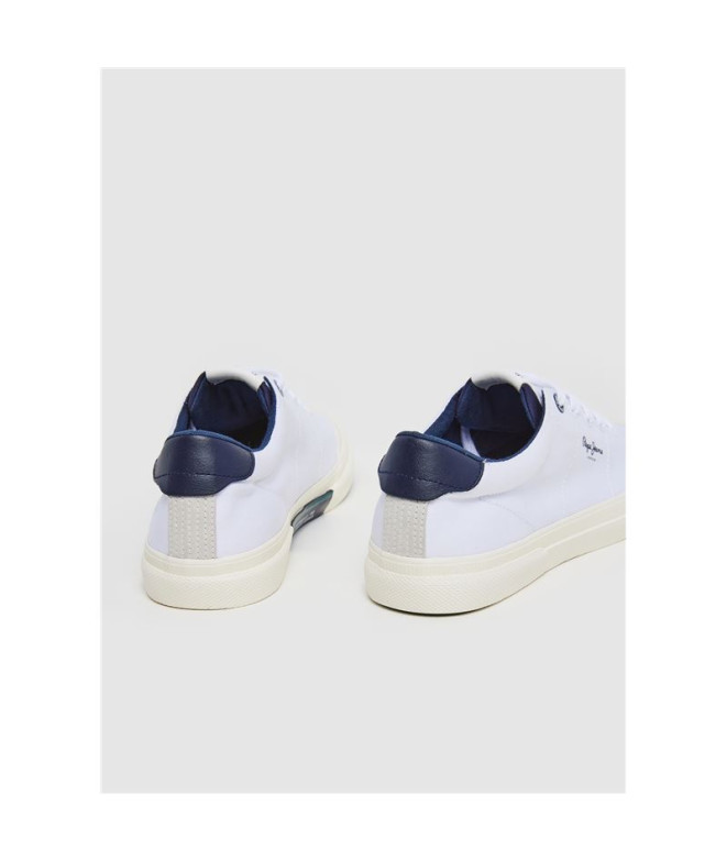 Zapatillas Pepe Jeans Kenton Serie Hombre Blanco
