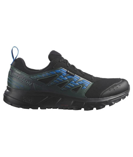Zapatillas de Trail Salomon Wander Gore Negro/Azul Hombre