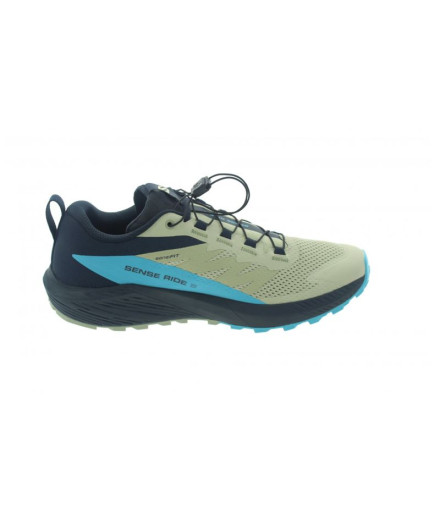 Zapatillas de Trail Salomon Sense Ride 5 Verde/Azul Hombre