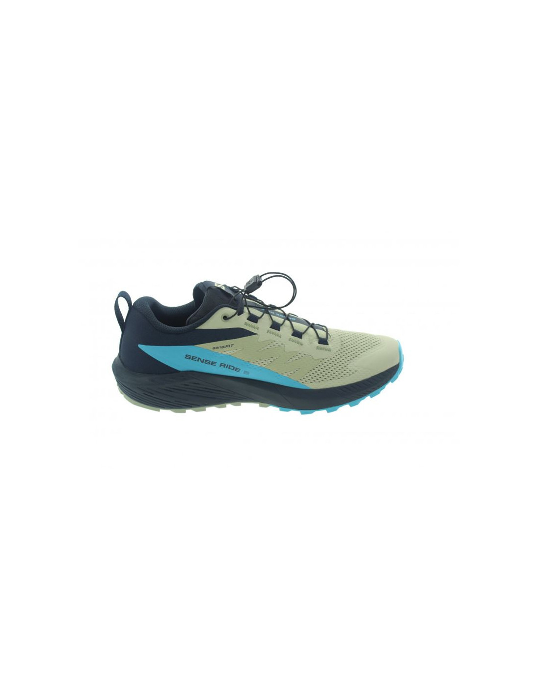 Chaussures de Trail Running Marine/Vert Salomon Goretex