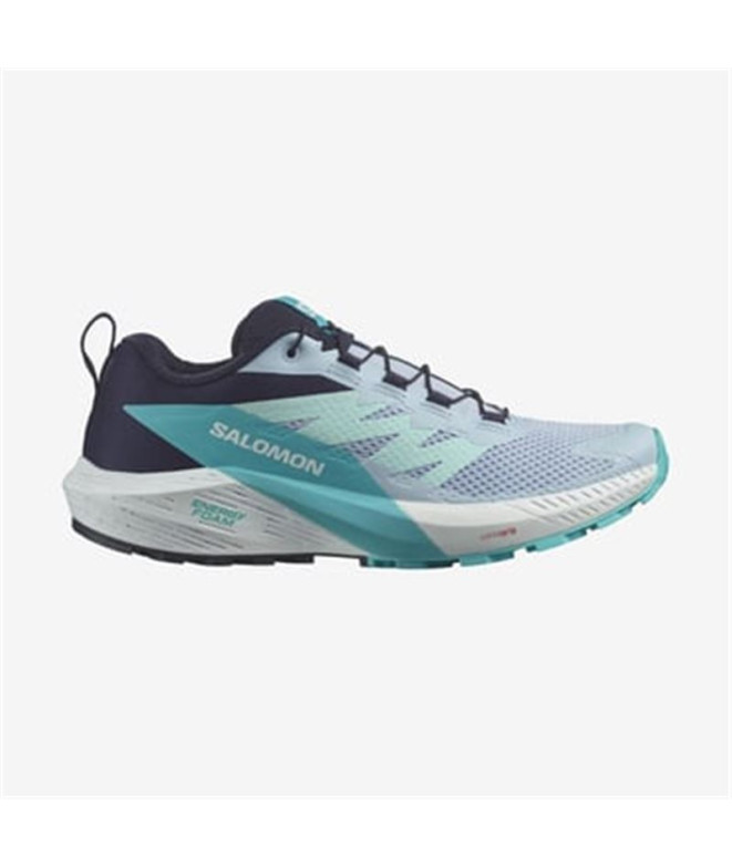 Chaussures par Trail Salomon Sense Ride 5 Bleu Femme