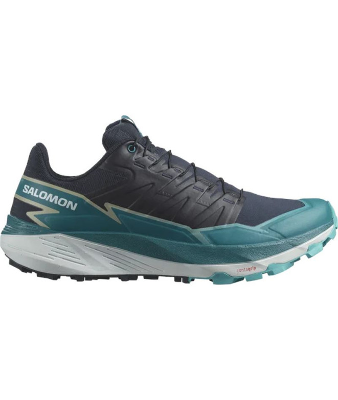 Sapatilhas de Trail Salomon Thundercross Cinzento/Azul Homem