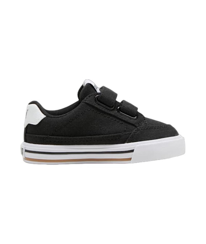 Sapatilhas Court Puma Classic Vulc Preto Infantil