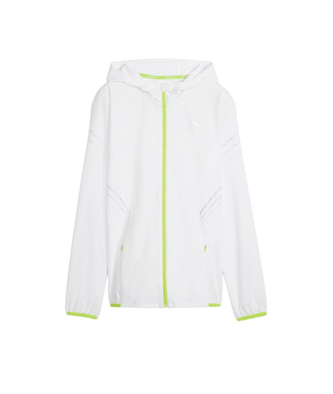 Casaco por Running Puma Run Ultrawave Mulher Branco