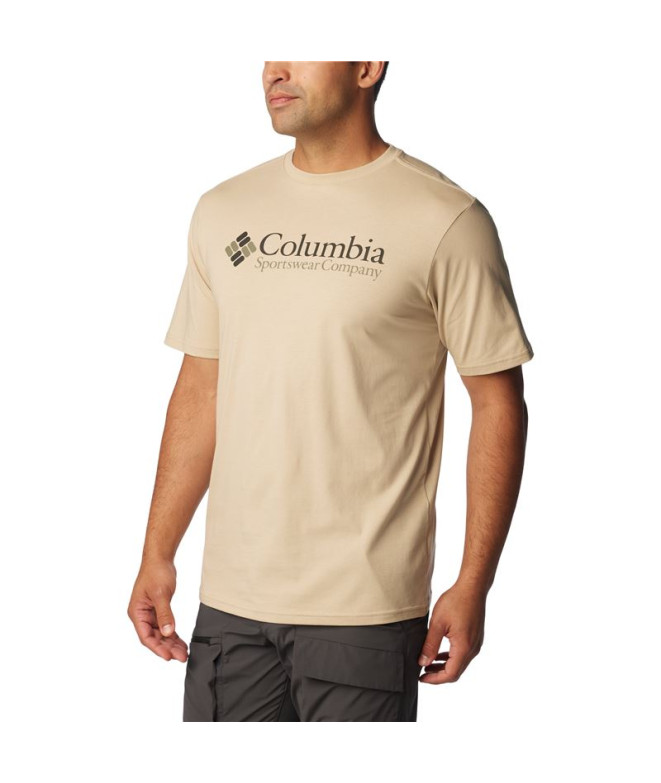 Camiseta Columbia CSC Basic Logo™ Homem Castanho