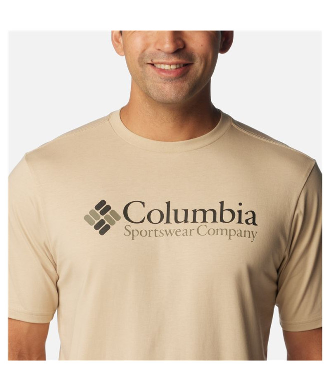 Camiseta Columbia CSC Basic Logo™ Hombre Marrón