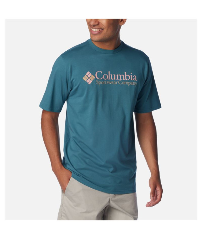 Camiseta Columbia CSC Basic Logo™ Homem Verde