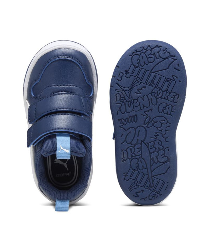 Zapatillas de Puma Multiflex Sl V Infantil Azul