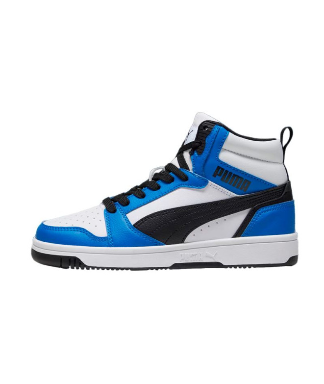 Chaussures Enfant by Puma Rebound V6 Mid Blue