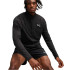 Sweat Running Homme de Puma Run Cloudspun 1/4 Zip Noir