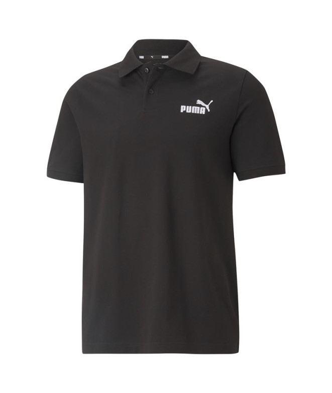 Polo Homem Puma Essentials Pique Preto