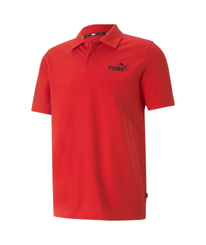 Polo Homem Puma Essentials Pique Vermelho