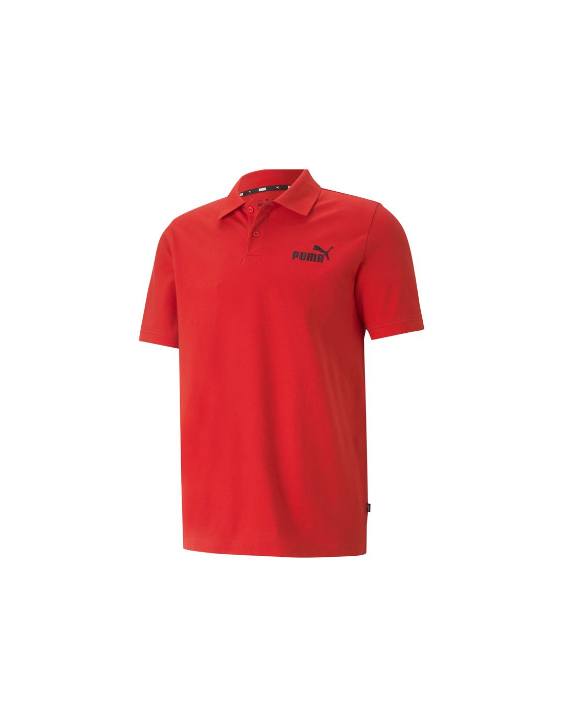 Polo Puma Essentials Pique Homme Rouge