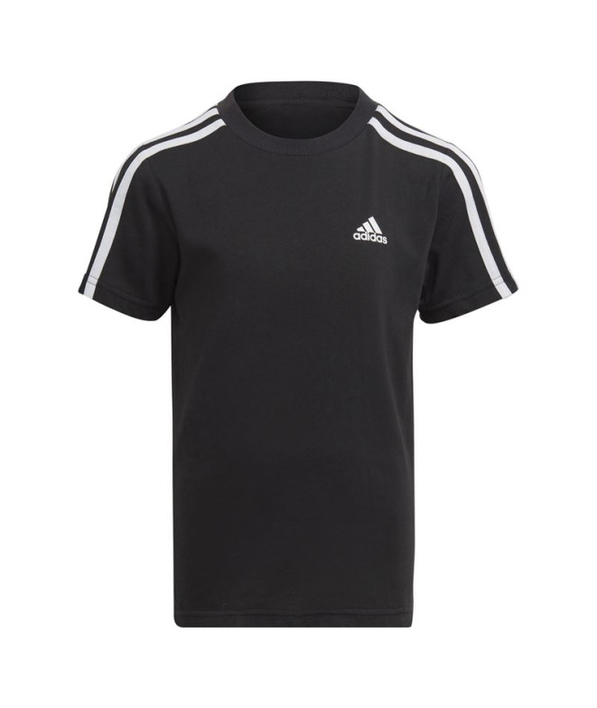 Camiseta adidas Essentials 3 Band Infantil Preto