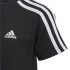 Camiseta adidas Essentials 3 Band Infantil Preto