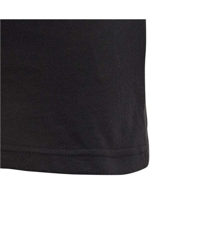 Camiseta adidas Essentials 3 Band Infantil Preto