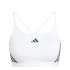 Sutiã esportivo adidas Mulher Essentials Aeroreact 3 Band Branco