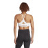 Sutiã esportivo adidas Mulher Essentials Aeroreact 3 Band Branco