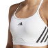 Sutiã esportivo adidas Mulher Essentials Aeroreact 3 Band Branco