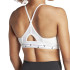 Sutiã esportivo adidas Mulher Essentials Aeroreact 3 Band Branco