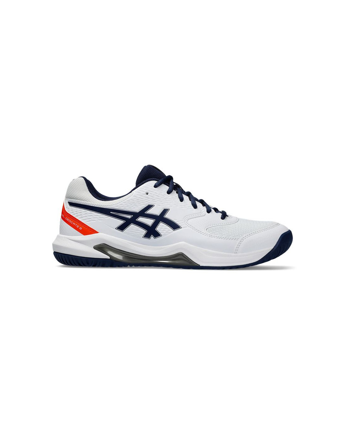 Chaussures de Tennis ASICS Gel Dedicate 8 Homme Blanc Bleu