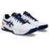Sapatilhas de Tênis ASICS Gel-Dedicate 8 Homem Branco/Azul