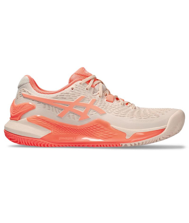 Chaussures de Tennis ASICS Gel-Resolution 9 Clay Femme Pink/Coral