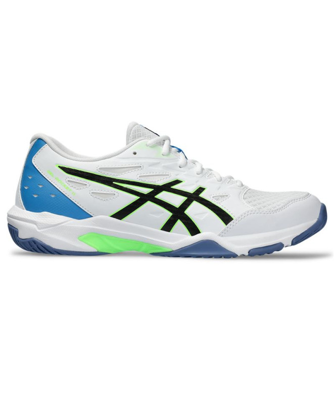 Chaussures de Volley-ball ASICS Gel-Rocket 11 Homme White/Lime