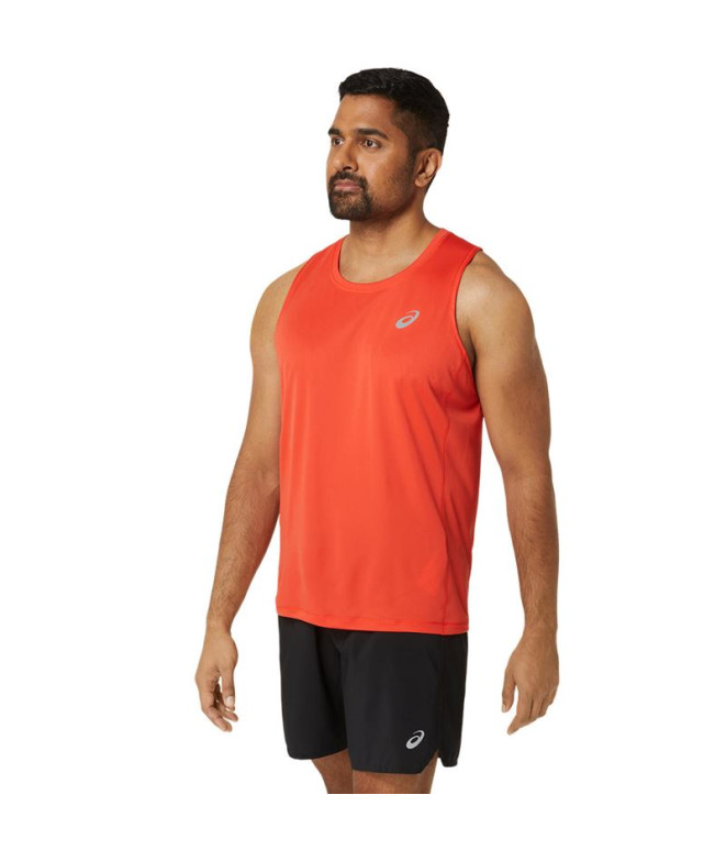 Camiseta de Running ASICS Core Singlet Hombre Rojo