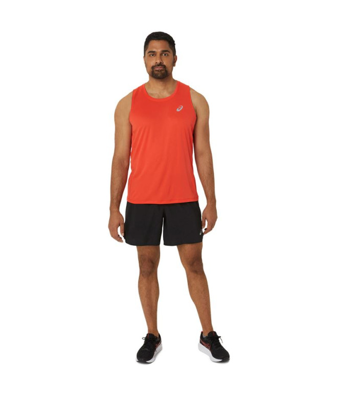 Camiseta de Running ASICS Core Singlet Hombre Rojo