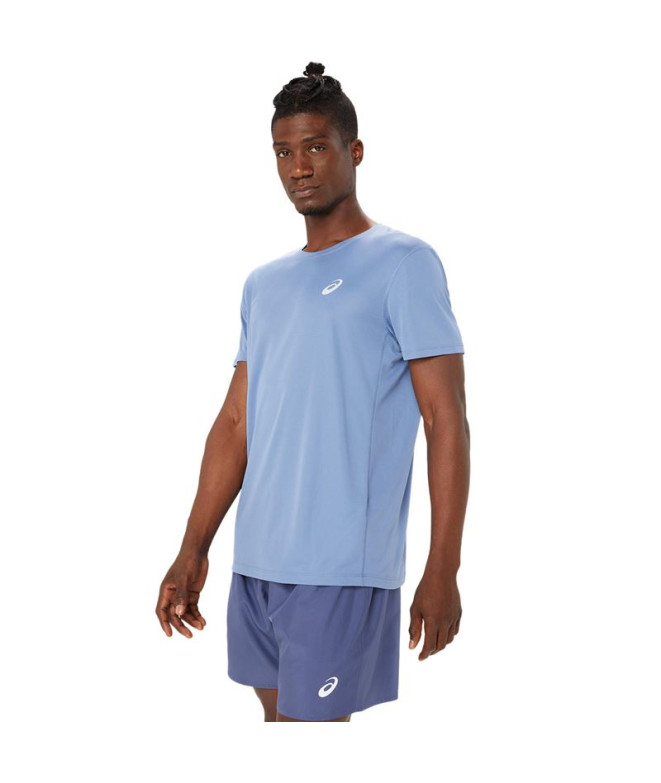 Camiseta by Running ASICS Core Ss Top Homem Blue