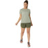 Camiseta by Running ASICS Core Ss Top Mulher Olive Grey