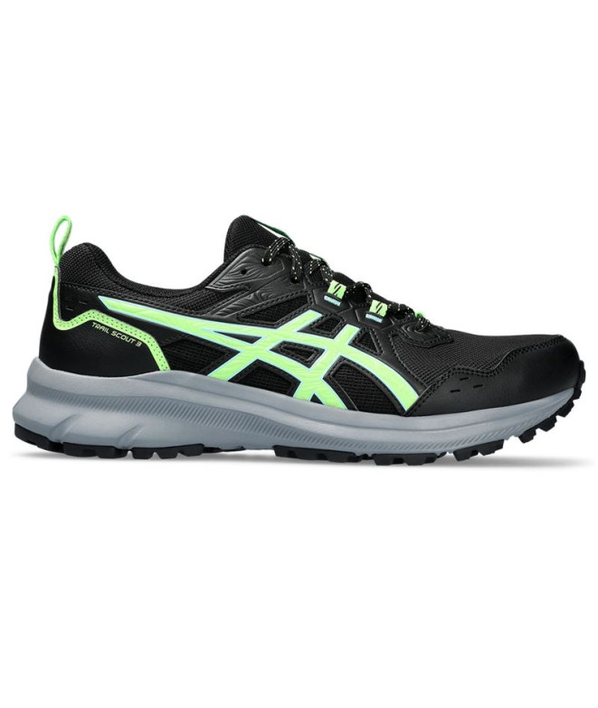 Chaussures de Trail ASICS Trail Scout 3 Homme Noir/Vert