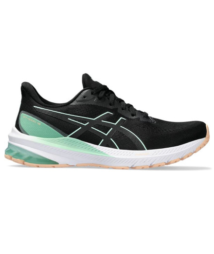 Sapatilhas de Running ASICS GT-1000 12 Mulher Preto/ Menta