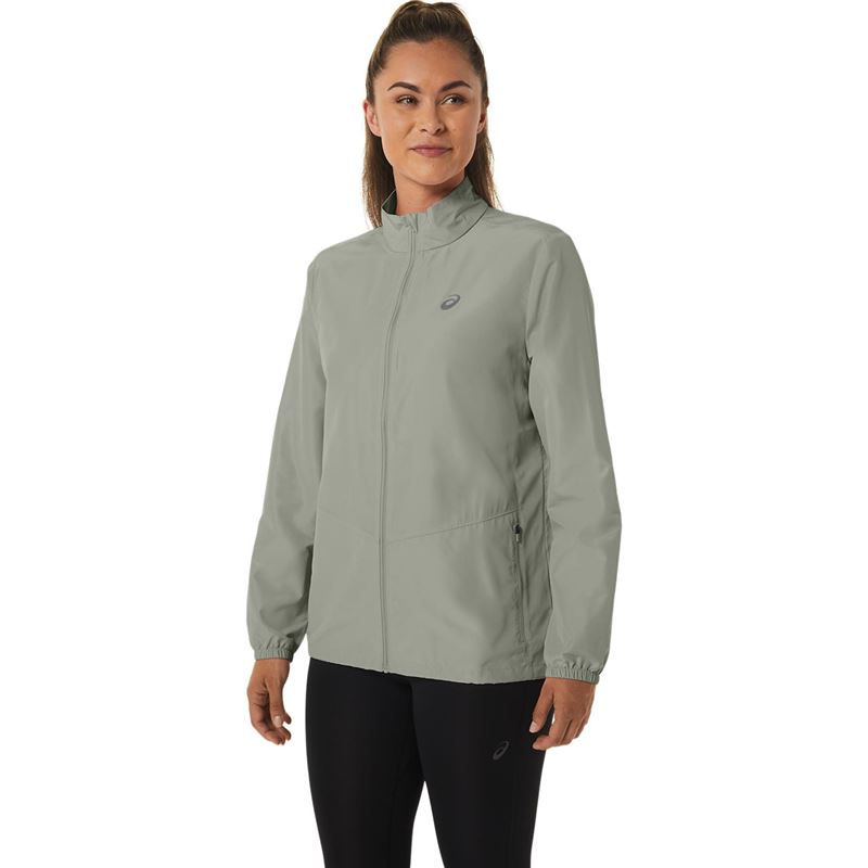 Chaqueta de Running ASICS Core Mujer Oliva Gris