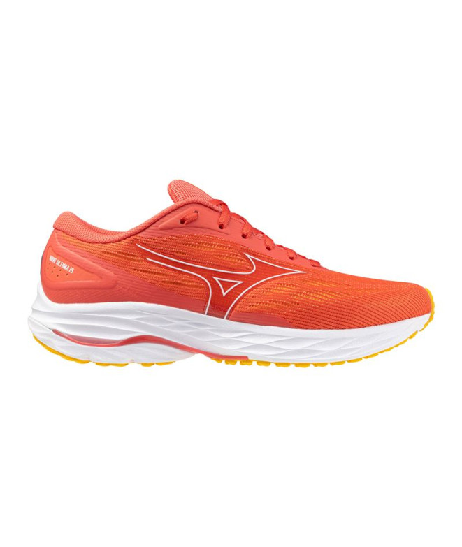 Sapatilhas De Running Mizuno Wave Ultima 15 Mulher Vermelho