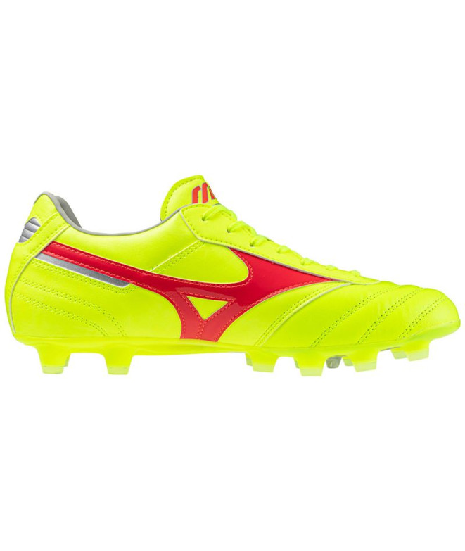 football Mizuno Morelia II Pro Neon Yellow Boots