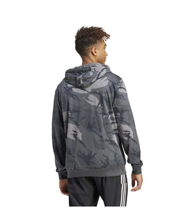 Moletom adidas Bl Camo Hd Homem Cinza