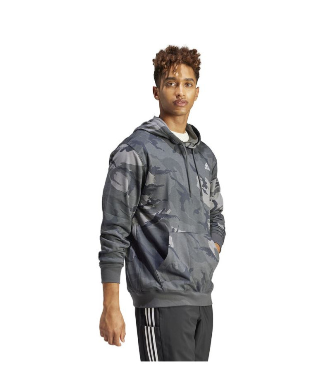Moletom adidas Bl Camo Hd Homem Cinza