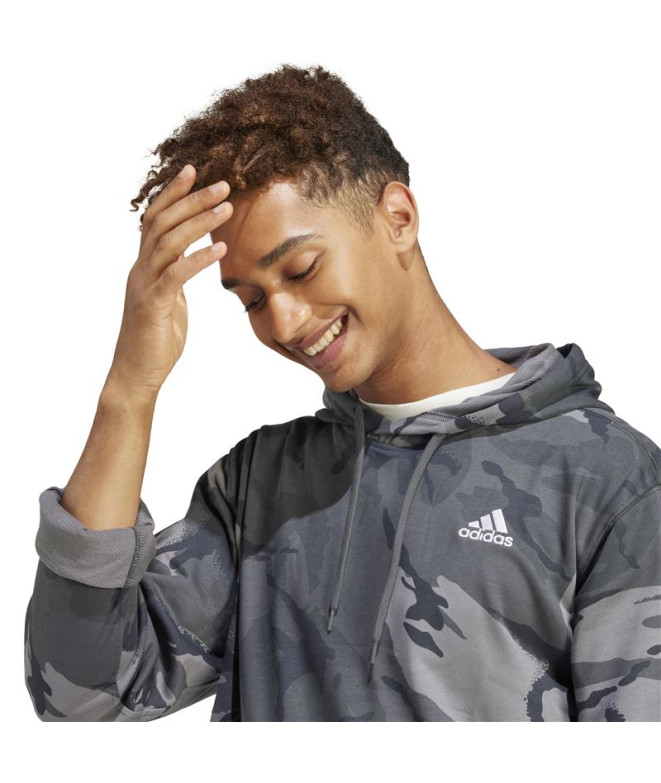 Moletom adidas Bl Camo Hd Homem Cinza