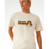 T-shirt Rip Curl Décontracté Revival Mumma Homme Blanc Vintage