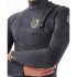 Neoprene Surfar Rip Curl de E Bomb 3/2 Unzipped Dark Grey