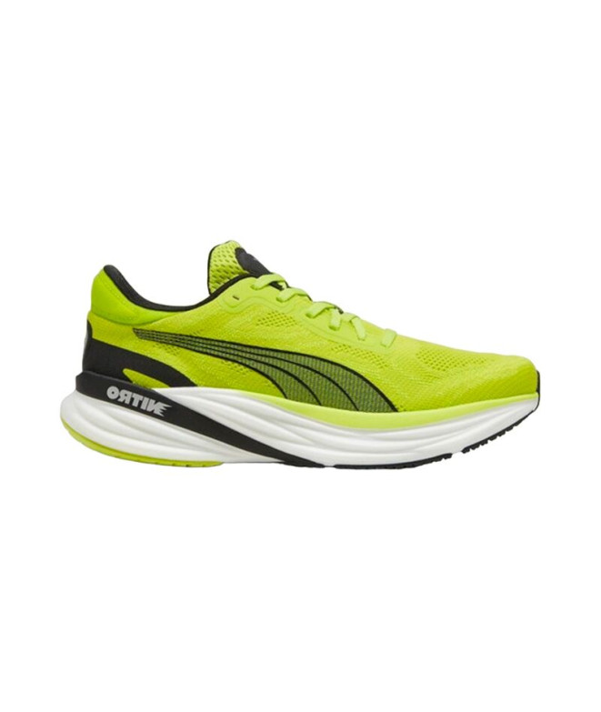 Chaussures par Running Puma Magnify NITRO 2 Homme Blanc Vert