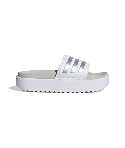 Chinelos adidas Adilette Platform Mulher Branco